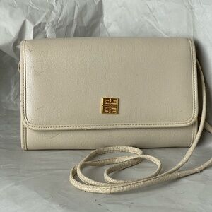 Vintage GIVENCHY Ivory White Crossbody Bag